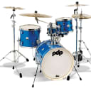 PDP New Yorker Poplar Sapphire Blue Drum Set - 18, 10, 13, 6x13 - PDNY1804SS