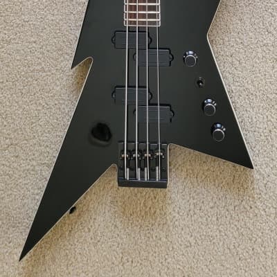 B.C. Rich Ironbird MK1 Legacy Series Bass Guitar, Gloss Black, New Gig Bag image 3
