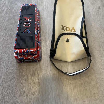 Limited Edition UNION JACK Vox V847 Wah w/Bag Made in USA Modded w/True Bypass, LED, DC Jack, Increased ‘Vocal’, Wahwah, Volume Boost— Placebo Farm image 2