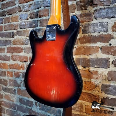 Norma Goldfoil Electric Guitar (1960s - Redburst) image 9