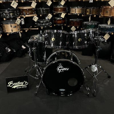 Gretsch USA Custom 8/10/12/15/20" Drum Set Kit in Anniversary Sparkle w/ Matching 18" Gong Drum image 2