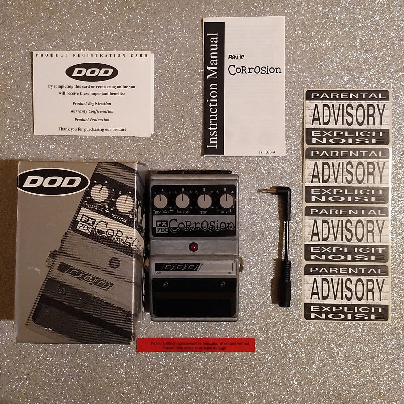 DOD FX70C Corrosion w/box, manual, 3.5mm converter