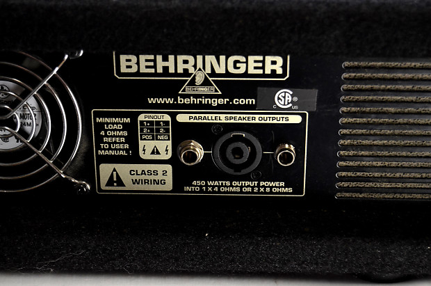 Behringer Ultrabass BX4500H 450w Bass Amp Head | Reverb