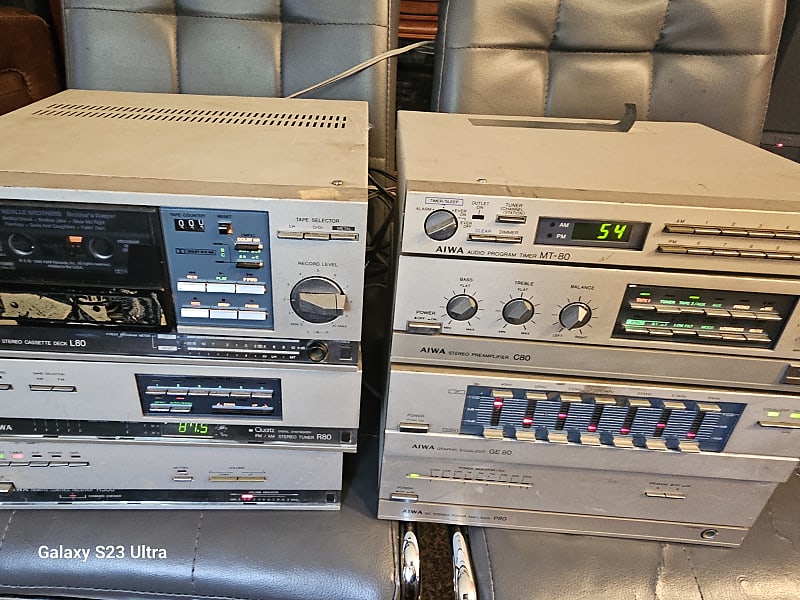 Aiwa vintage mini stereo P80 | Reverb