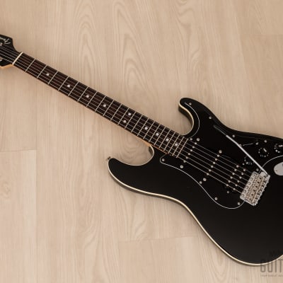2012 Fender Aerodyne Stratocaster AST-M/SSH Medium Scale 24 3/4" Black, Japan MIJ image 11