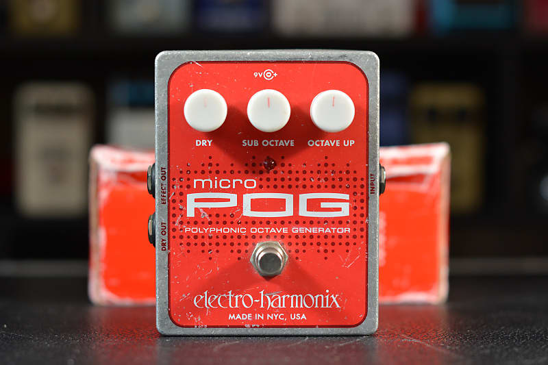 Electro-Harmonix Micro POG Polyphonic Octave Generator 2007 - Present - Red / Gray image 1
