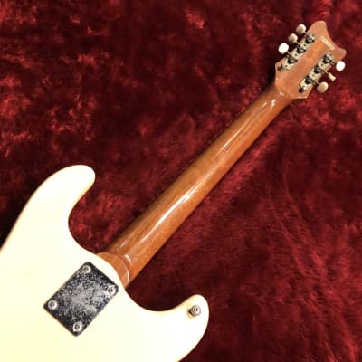 c.1960s-1970s Guyatone LG-50T Mosrite Style MIJ Vintage Guitar  “Ivory” image 12