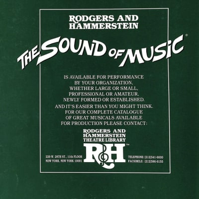 The Sound Of Music - Vocal Score [preowned] image 2