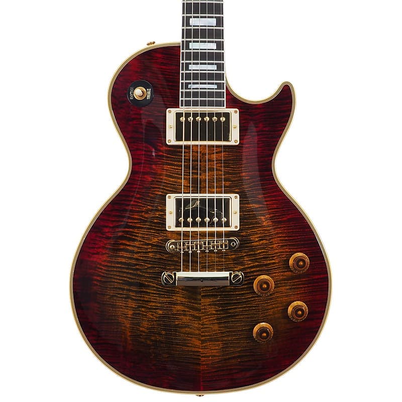 Gibson Custom Made 2 Measure Les Paul Custom Figured, Bengal | Reverb