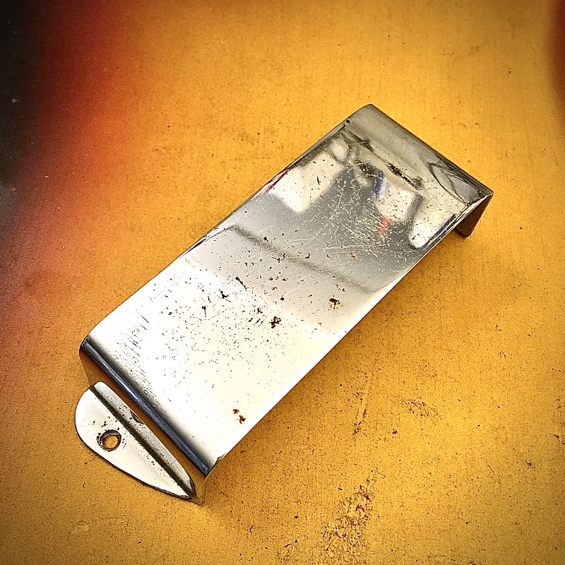 Gibson EB bass bridge cover c 1960’s Chrome original vintage Reverb