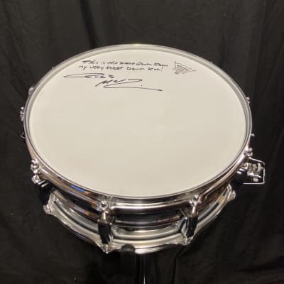 Russ McKinnon's First Snare Drum! (Barry Manilow, Tower of Power) Ludwig 14x5" Super-Sensitive Snare Drum 1968 - SIGNED! image 1