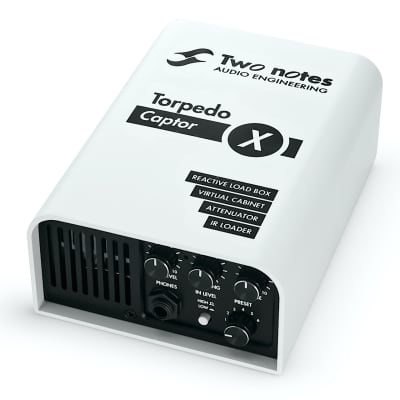 IN STOCK Two Notes Torpedo Captor X 16 Ohm Reactive Loadbox Speaker Cab Sim Attenuator DI Load Box Bild 3