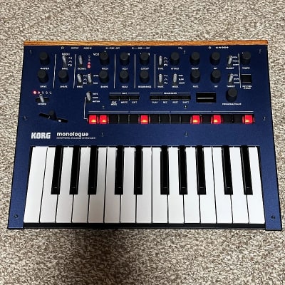 KORG monologue アナログシンセサイザー 25鍵 青 KORG monologue-BL (Dark Blue)｜ミュージックランドKEY