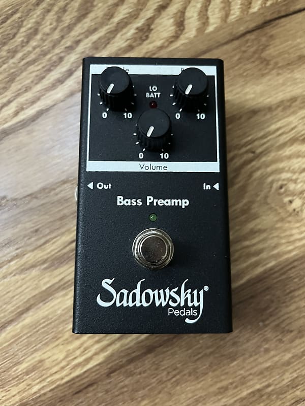 Sadowsky SBP-2 Bass Preamp 2010s - Black | Reverb