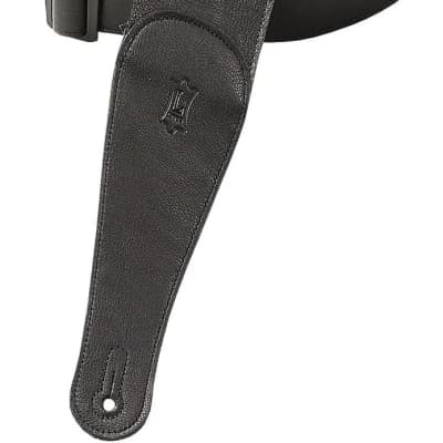 Levy's Leathers M7GG3-BLK Garment Leather Guitar Strap,Black