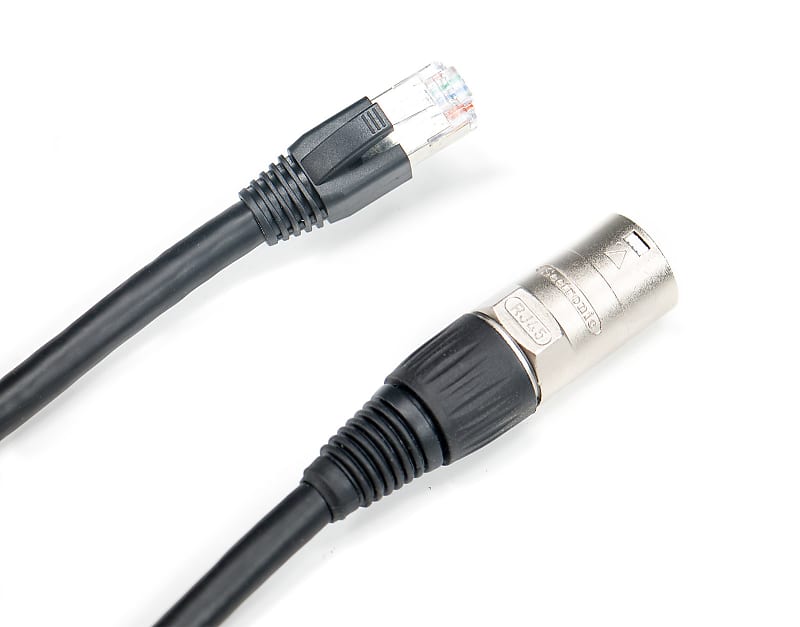 Elite Core SUPERCAT5E-S-RE 30' Ultra Durable Shielded Tactical CAT5E Terminated With One Shielded Tactical Ethernet And One Booted RJ45 Connector image 1
