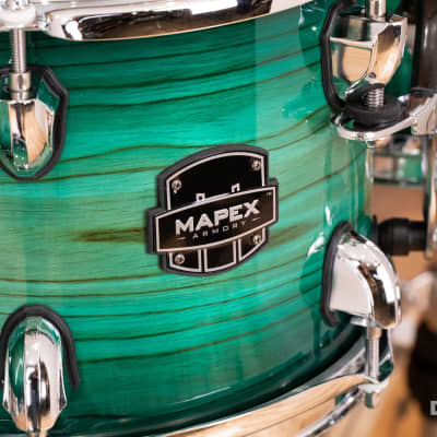 MAPEX ARMORY SPECIAL EDITION 7 PIECE DRUM KIT, EMERALD BURST image 10