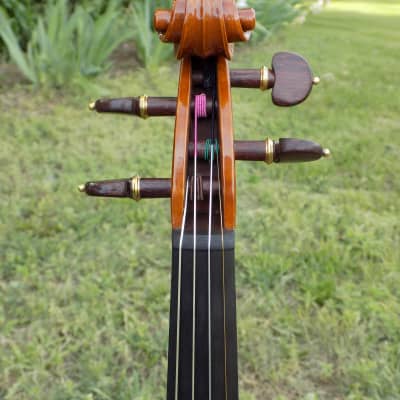 Handmade Soloist level Violin, 2022 Dark Brown, Built in USA by Crow Creek Fiddles image 3