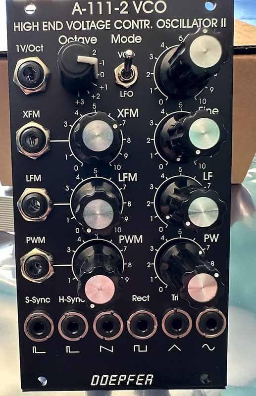 Doepfer A-111 VCO 2 High End VCO -2010s - Black image 1