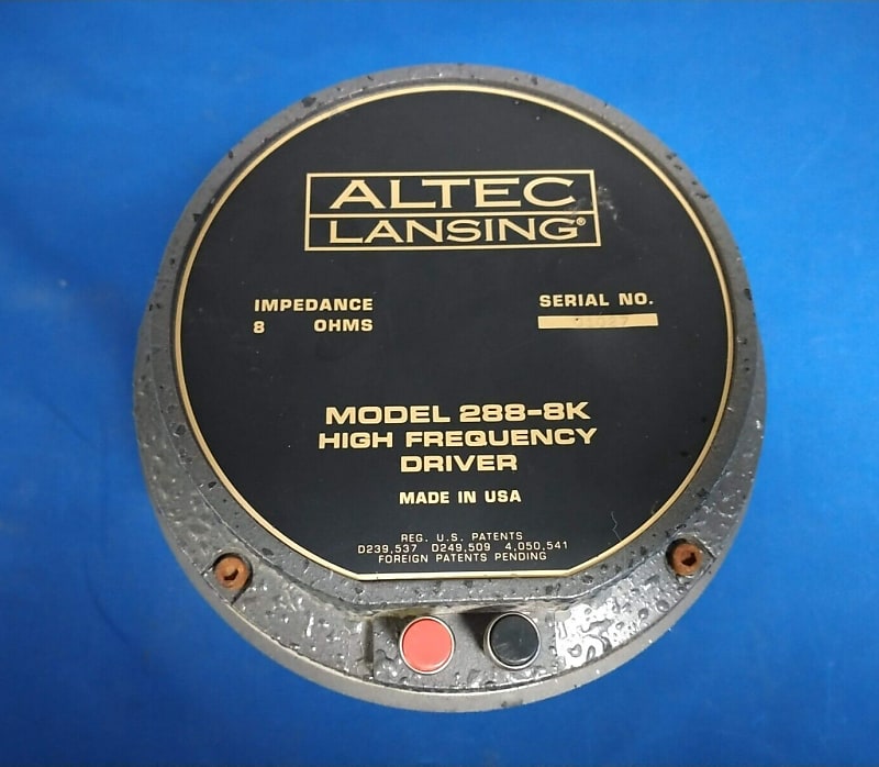 Altec Lansing 288-8K High Frequency Compression Driver | Reverb