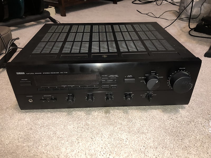 Yamaha RX770 Stereo Receiver Reverb