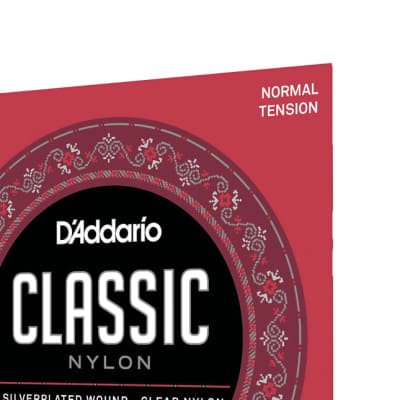 D'Addario EJ27N Student Nylon Classical Guitar Strings, Normal Tension image 4