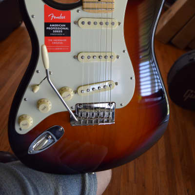 Fender American Professional Stratocaster , Immaculate condition, Left handed model, Upgraded BKP pickup image 4