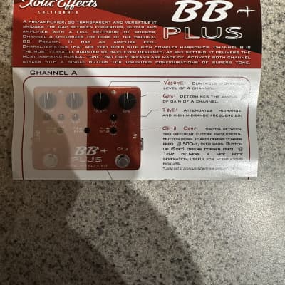 Xotic BB Plus Preamp and Boost | Reverb