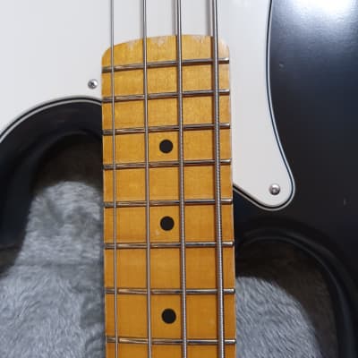 ESP E-II vintage precision bass PJ Maple fretboard black image 9