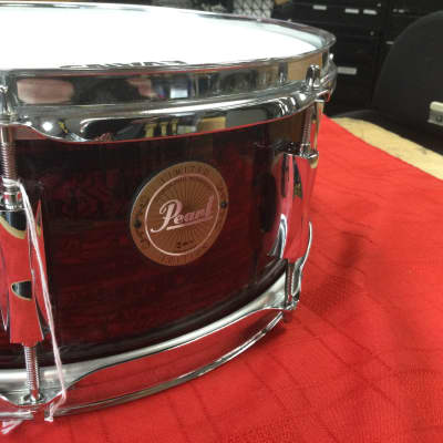 Pearl Limited Edition SST 5.5” Snare 2010s Red Onyx image 4