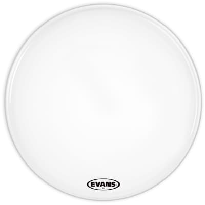 Evans 18" White MS1 Bass Drumhead image 2