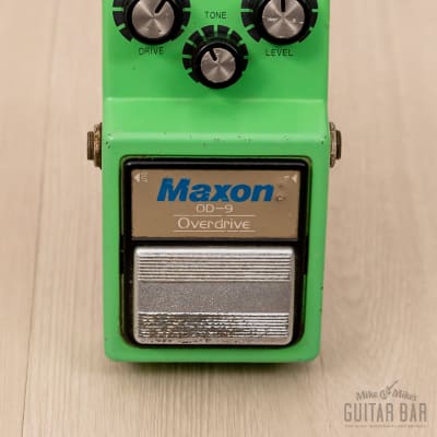 Maxon OD-9 Overdrive 1982 Vintage Black Label Made In Japan | Reverb