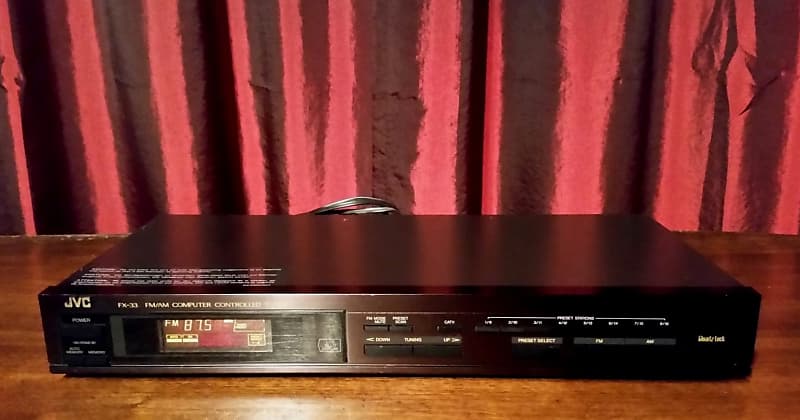 JVC FX-33 FM AM Computer Controlled Stereo Tuner image 1