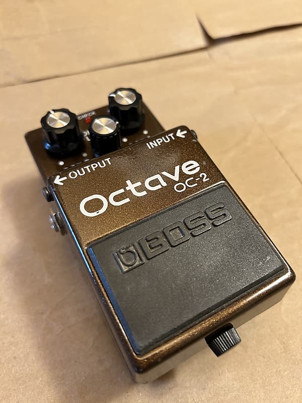 Boss OC-2 Octave (Black Label) 1993 Taiwan Brown Excellent | Reverb