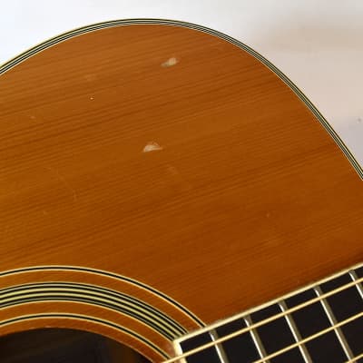 1976 Alvarez 5038 Blond Flame Maple Acoustic Guitar • Japan • Excellent image 6