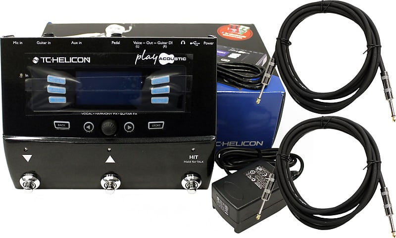 TC-HELICON Play Acoustic ギターエフェクター TC Helicon Play Acoustic Vocal and Guitar Effects Pedal