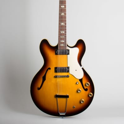 Epiphone  E360TD-C12 Riviera 12 String Semi-Hollow Body Electric Guitar (1967), ser. #064579, black tolex hard shell case. for sale