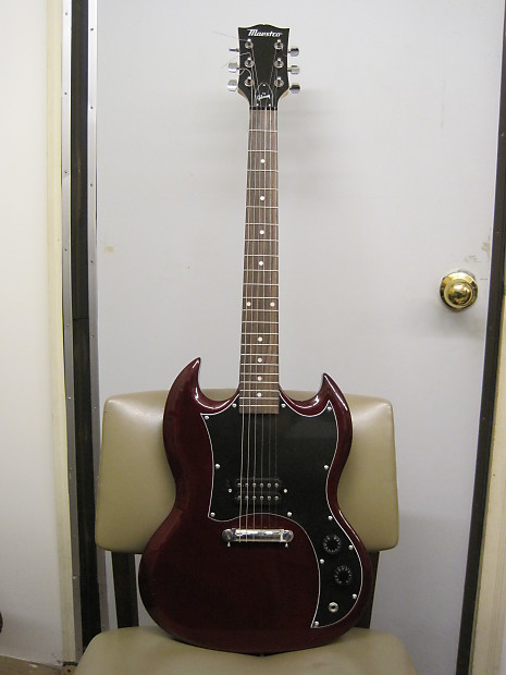 Maestro By Gibson Dark Red SG Electric Guitar With Original