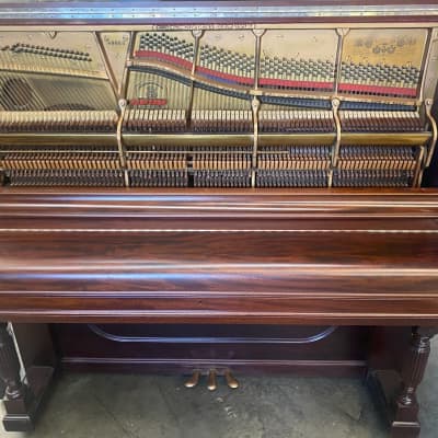 Steinway & Sons upright grand piano 56'' image 2