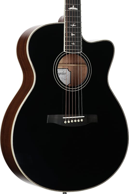 PRS SE A20E Acoustic-Electric Guitar, Black w/ Gig Bag image 1