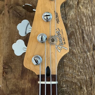 Fender Jazz Bass 1993 White with gig bag image 8