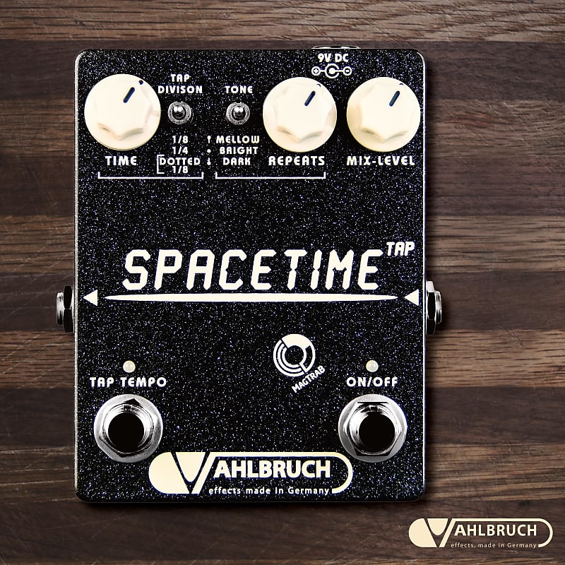 Vahlbruch SpaceTime Delay Tap Tempo, Creme knobs, MagTraB switching, NEW, made in Germany image 1