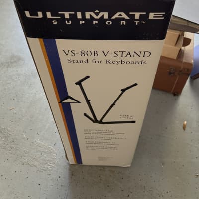 Ultimate Support VS80B V Stand Pro Keyboard Stand 2010s - Black image 2