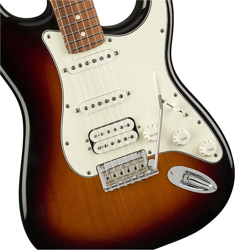 Fender Player Stratocaster HSS 3-C Sunburst, Pau Ferro | Reverb Cyprus