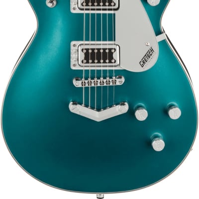 Gretsch G5222 Electromatic Double Jet BT with V-Stoptail, Laurel Fingerboard, Ocean Turquoise, Ex Display for sale