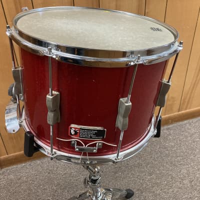 Ludwig 10x14 Marching Snare 196? Red Sparkle image 2