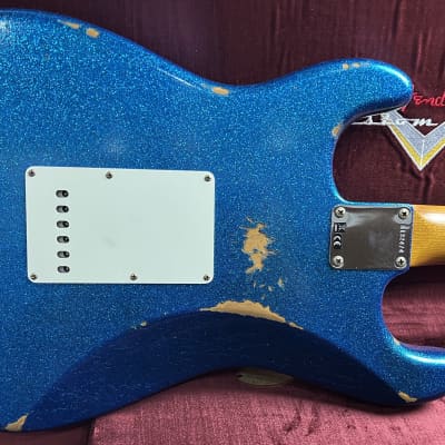 Fender '61 Relic Custom Shop Stratocaster Dealer Special Order 2023 - Blue Sparkle image 6