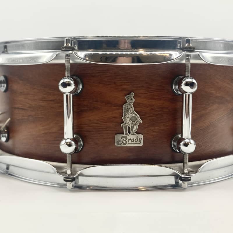 Brady Drums 7 x 13 Jarrah Block Snare Drum Dark Satin Wood 