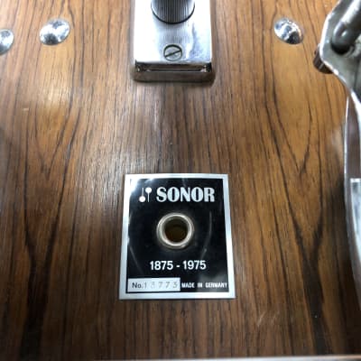 Sonor Phonic Centennial Series 5-Piece Drum Set 1975 Rosewood Veneer w/Original Snare image 6
