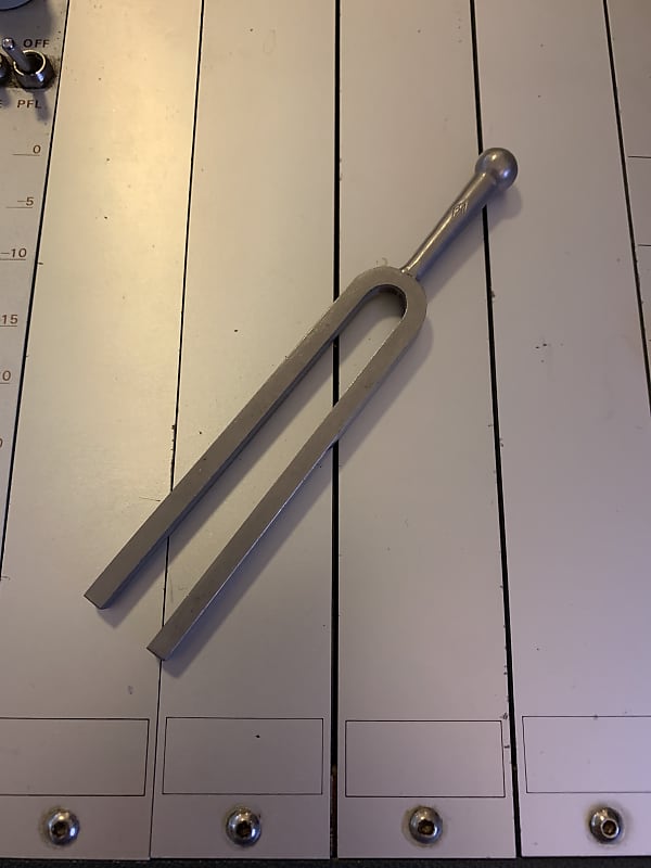 Tuning Fork A 440 Vintage Nickel Reverb